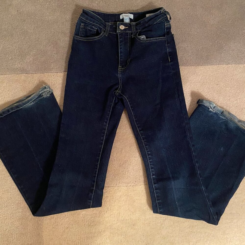 Dark Wash Forever 21 Flared Jeans